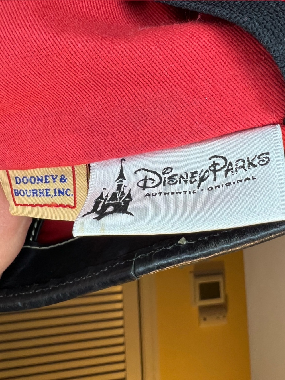 Dooney & Bourke White Disney Button-Print Tote with Black Trim EUC - Picture 14 of 14